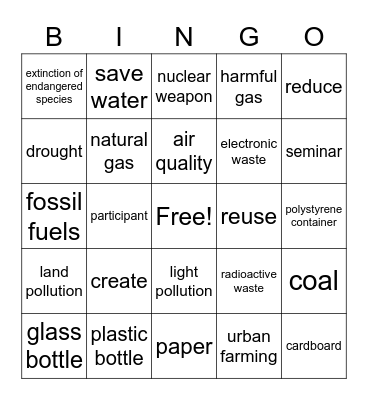 BHSCMC S2 Bingo Card