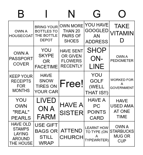 WHO IS IT IN OUR CLASS ???? Bingo Card