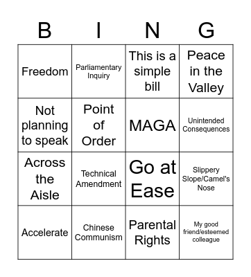 2023 Crossover Edition Bingo Card