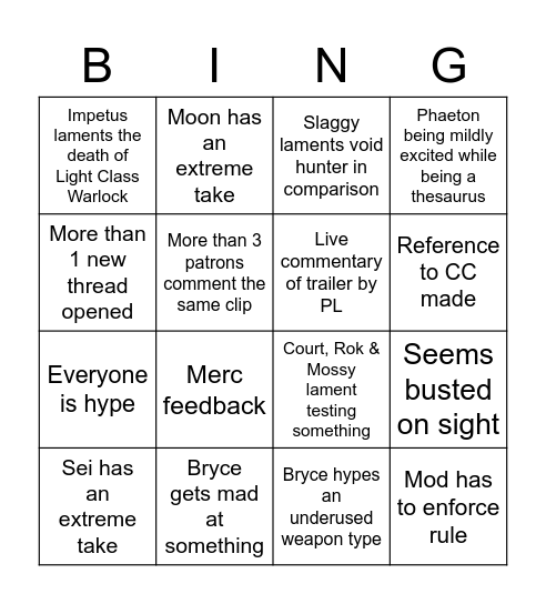 LF STRAND (PL Edition) Bingo Card