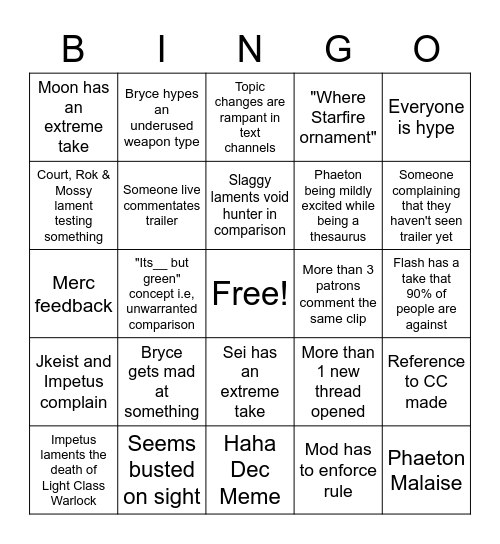 LF STRAND (PL Edition) Bingo Card