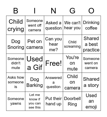 Unit Bingo - Who Heard or Saw What? Bingo Card