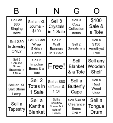 Crabtree EB Bingo Card
