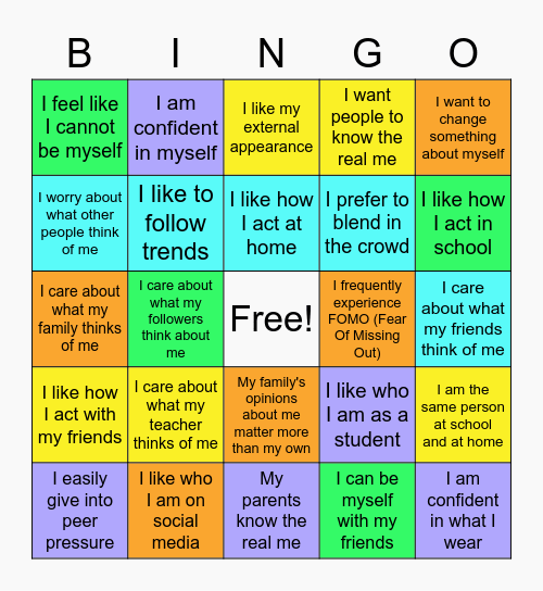 Congruence Bingo! Bingo Card