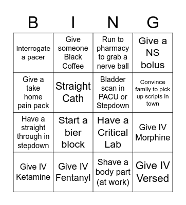 PANAW Bingo Card