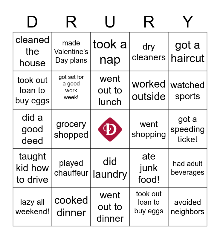 what-did-you-do-over-the-weekend-bingo-card