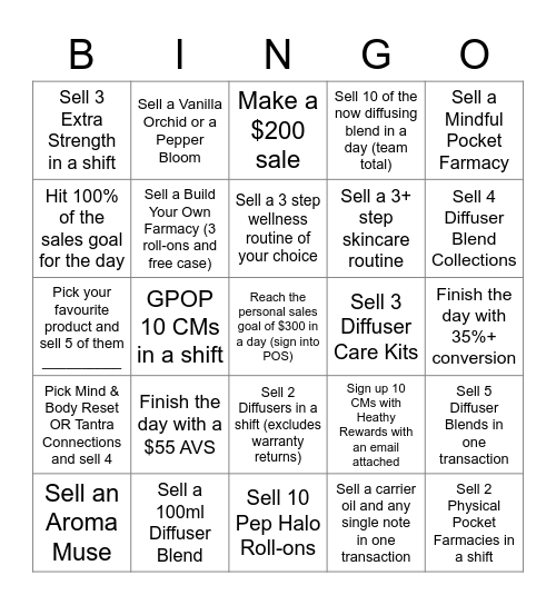 Fill the Card Bingo! Bingo Card