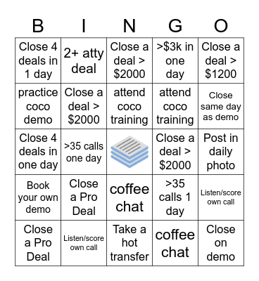 AE Bingo Card Bingo Card