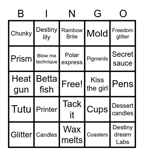 Valentines BINGO Card