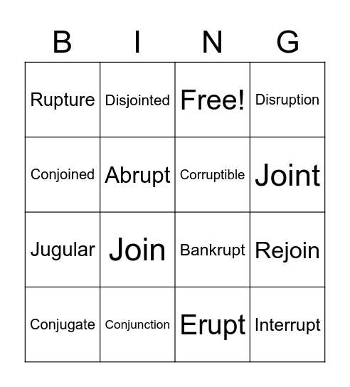 review-bingo-junct-join-jug-rupt-bingo-card