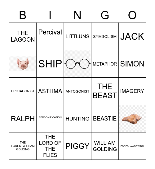 L O T F ! Bingo Card