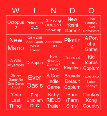 Direct 2/8/2023 Bingo Card