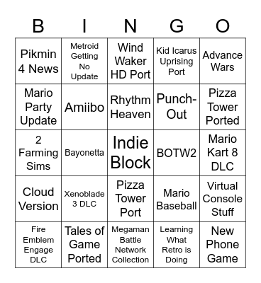 Direct Bingo Card