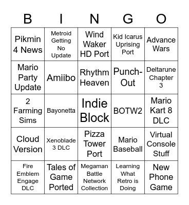 Direct Bingo Card