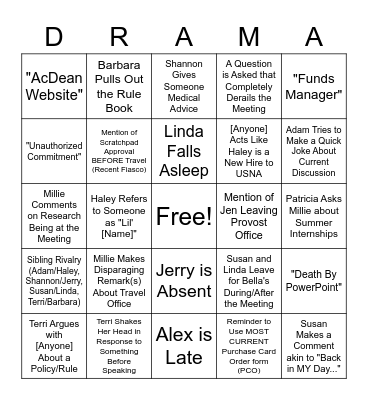 Ed Tech Meeting 8 February, 2023 Bingo Card