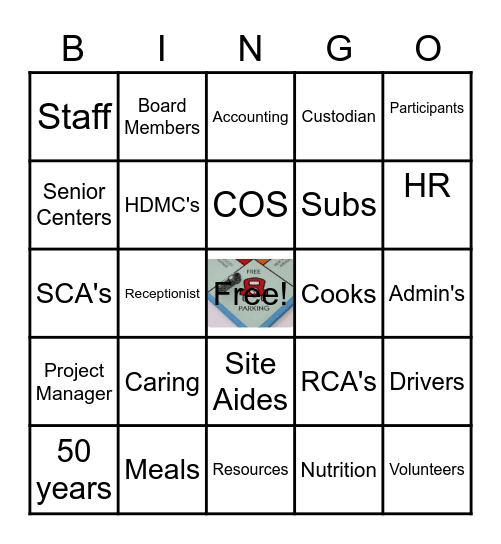 AGING AHEAD Bingo Card