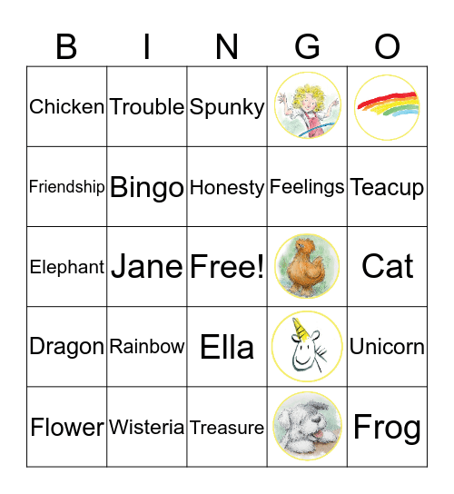 Wisteria Jane Bingo Card