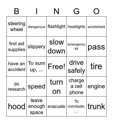 Full Circle 7-Feb Bingo Card