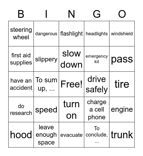 Full Circle 7-Feb Bingo Card