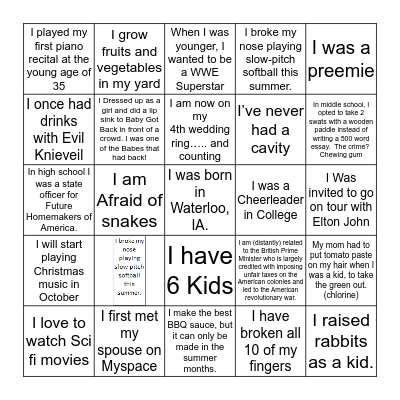 PayTrace Bingo  Bingo Card