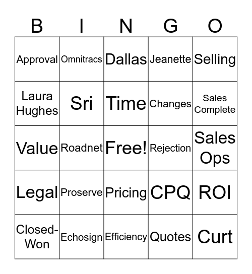 Demo Bingo Card