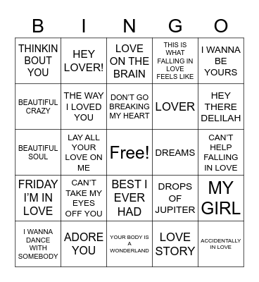 GALENTINE'S DAY BINGO Card