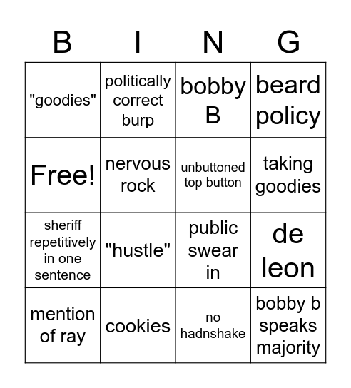 inspection Bingo Card