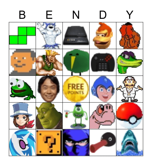 Emoji Bingo Card