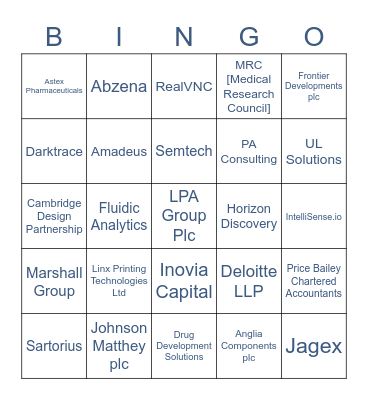 Member Bingo! Bingo Card