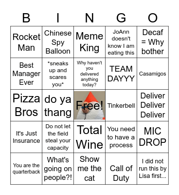 Onboarding > Data Connections Bingo Card