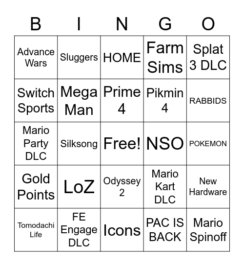 Direct 2/8/23 Bingo Card