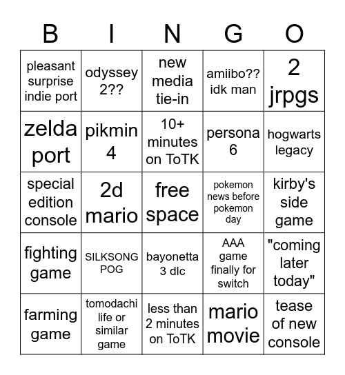 2/8 direct bingo Card