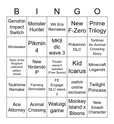 THe Bingo Card