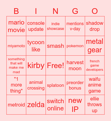 direct bingo Card