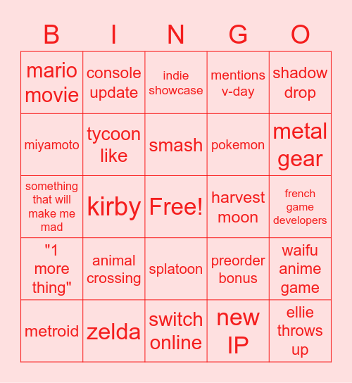 direct bingo Card