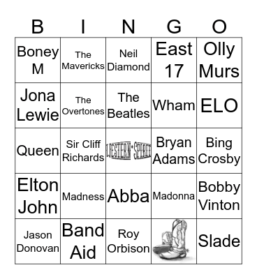 Westernspirit Linedance Bingo Card