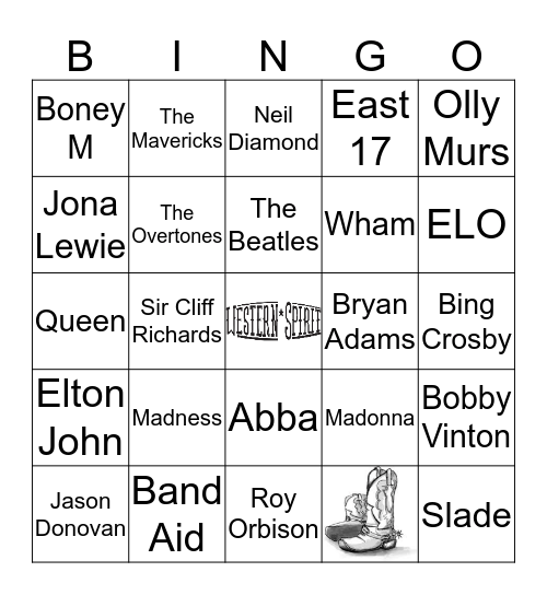 Westernspirit Linedance Bingo Card