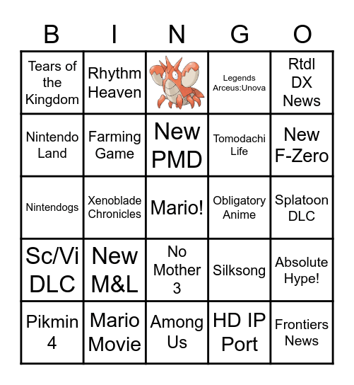 Direct Bingo! Bingo Card