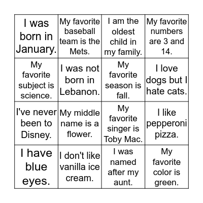 Anyone else but me? Bingo Card
