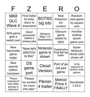 Guac - Direct 2/8/23 Bingo Card