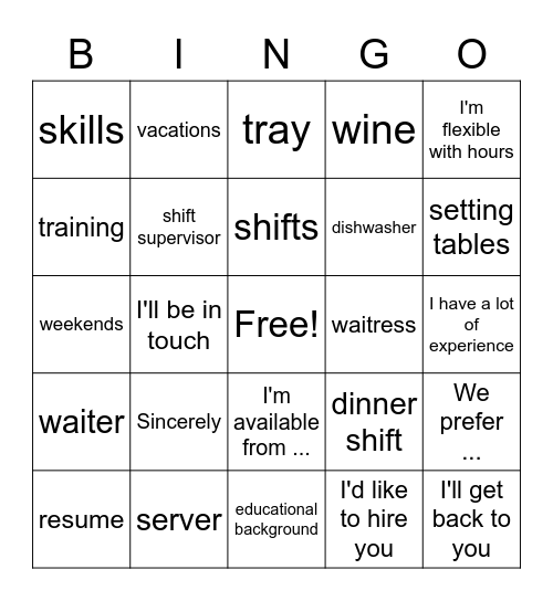 CS - 9-FEB Bingo Card