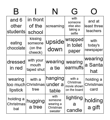 Photohunts: Take a picture of you... Bingo Card