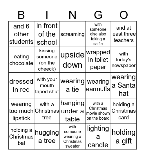 Photohunts: Take a picture of you... Bingo Card