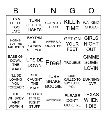 90'S SUPER BOWL PERFORMERS Bingo Card