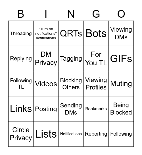 Twitter Broke‽ Bingo Card