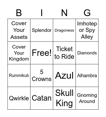 BIRTHDAY FUN Bingo Card