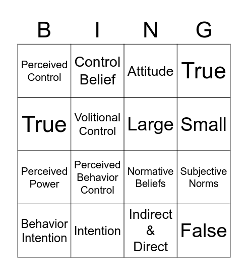 TPB, TRA, and IBM Bingo Card