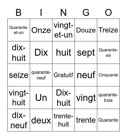 Jaelynn Gondola Bingo Card