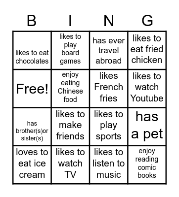 Find Someone Who... Bingo Card