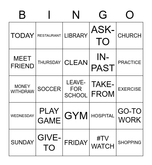 Unit 5 (5.1-5.3) Bingo Card